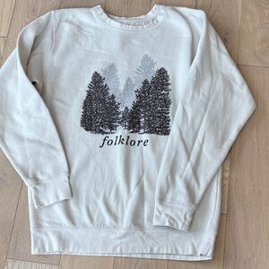 Folklore Cream Sweatshirt